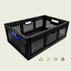 Caisse pliable 46 litres noire
