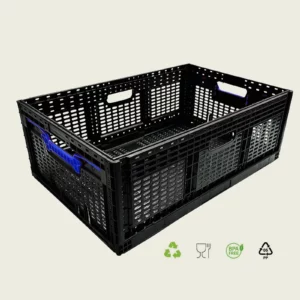Caisse pliable 46 litres noire