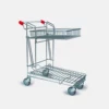 Metal trolley for garden centers and DIY stores