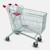 240 L metal supermarket trolley, very large capacity