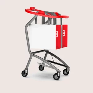 Chariot porte-sac vue de profil