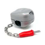 Monnayeur antivol pour chariot de supermarché métal