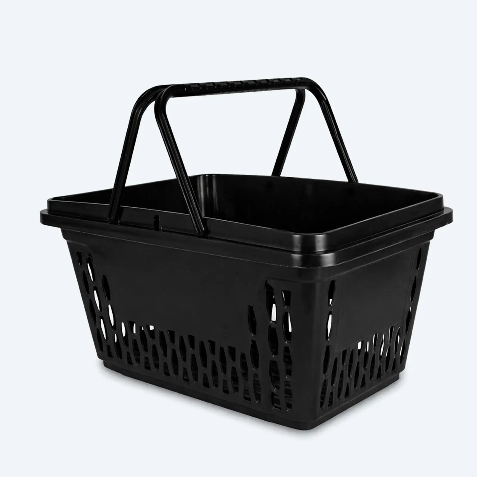 Panier à main 28 litres noir deux anses