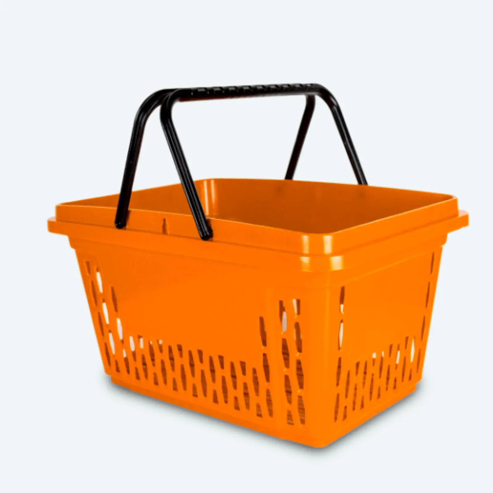 Panier à main 28 litres orange deux anses