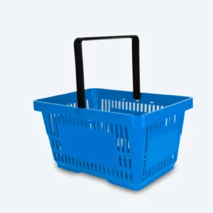 22-liter hand basket one handle blue