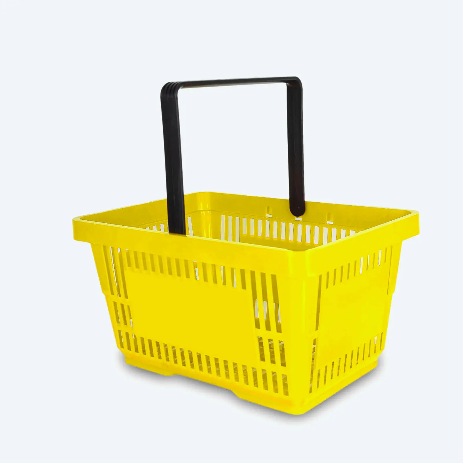 Panier à main 22 litres une anse jaune