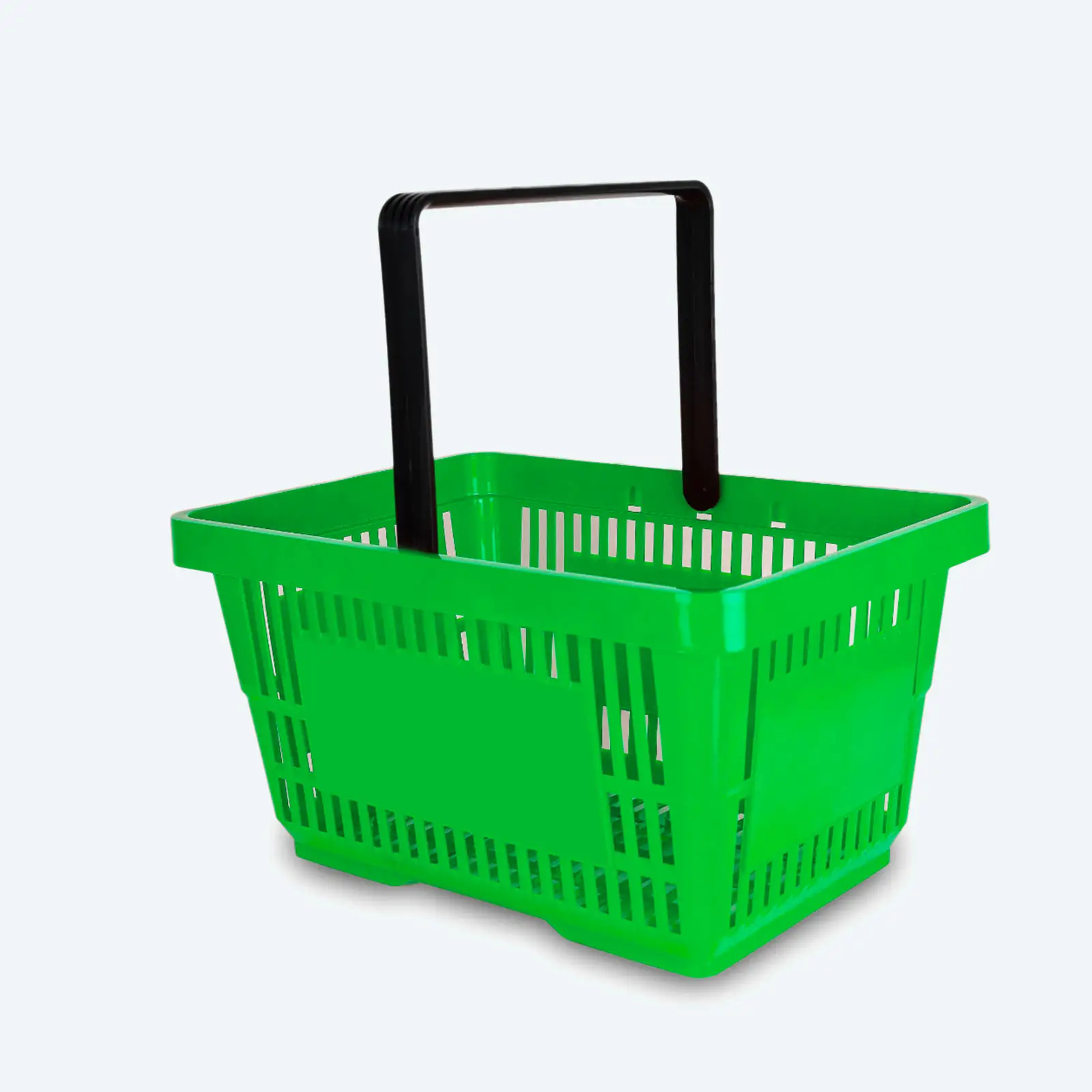 Panier à main 22 litres une anse vert