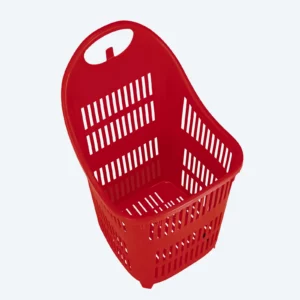 Panier à roulettes 91 litres vue de dessus