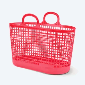 30-liter coral flexible hand shopping basket