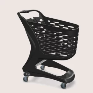 Chariot plastique 80L noir