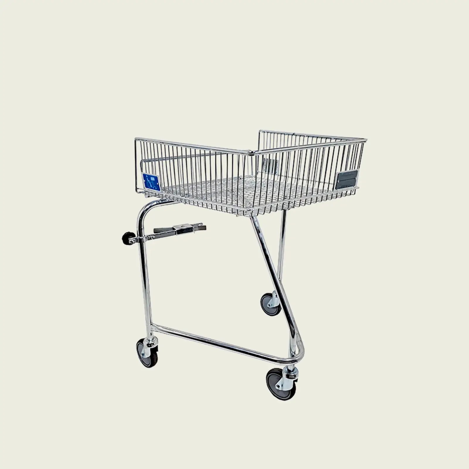 Trolley for persons with reduced mobility compatible with wheelchairs