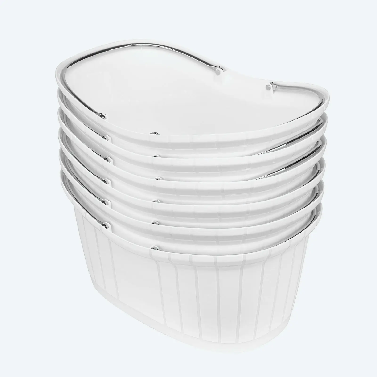 Paniers à main de luxe 12 litres empilés